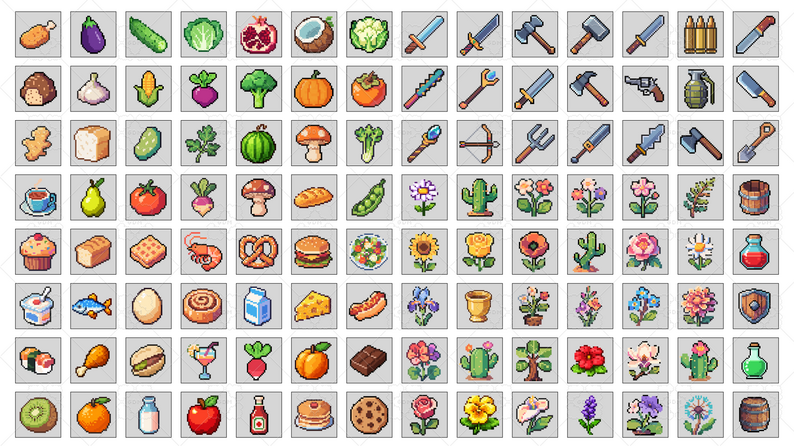Pixelify Icons Vector Pixel icons by cruizrf