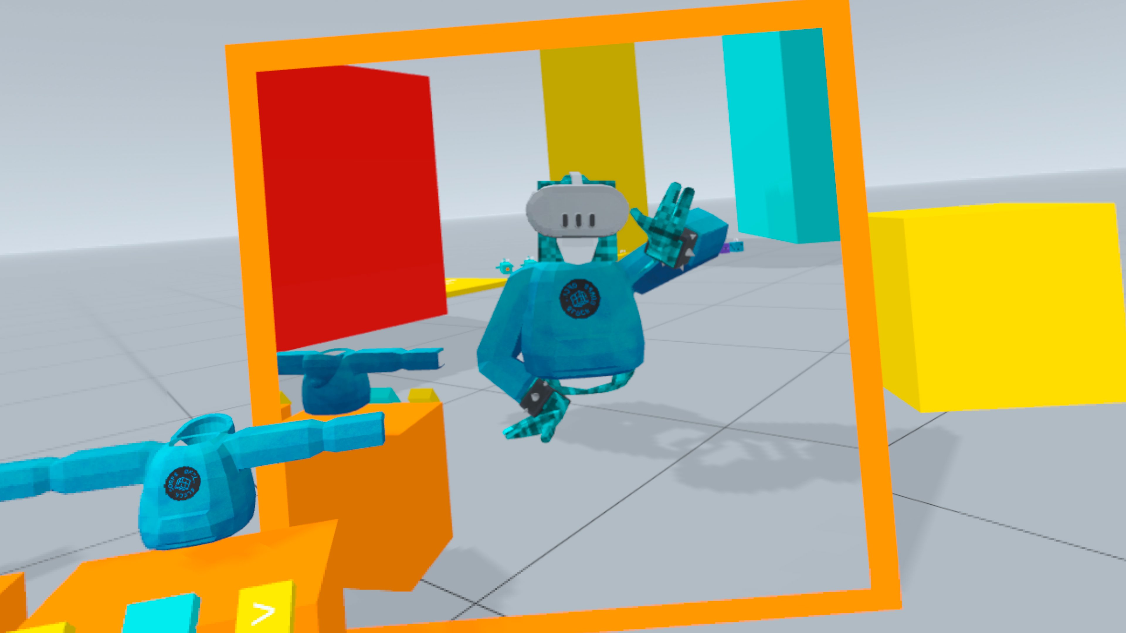 Gtag template demo area(if the camera glitches go in your meta menu ...