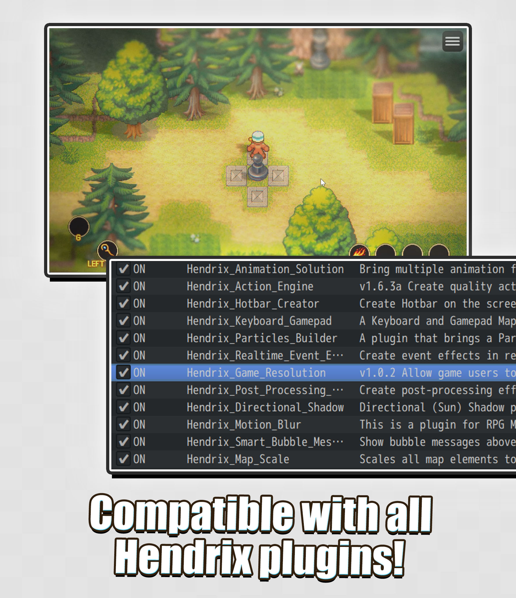 Screenshot 4 for Hendrix Map Zoom - RPG Maker MZ Plugin
