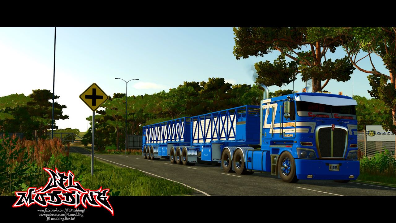 Screenshot 2 for FS25 Rytrans Cattle Trailers