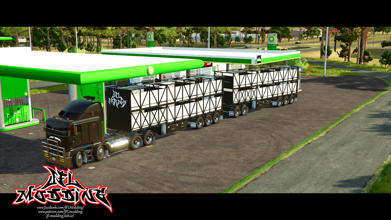 Screenshot 4 for FS25 Rytrans Cattle Trailers