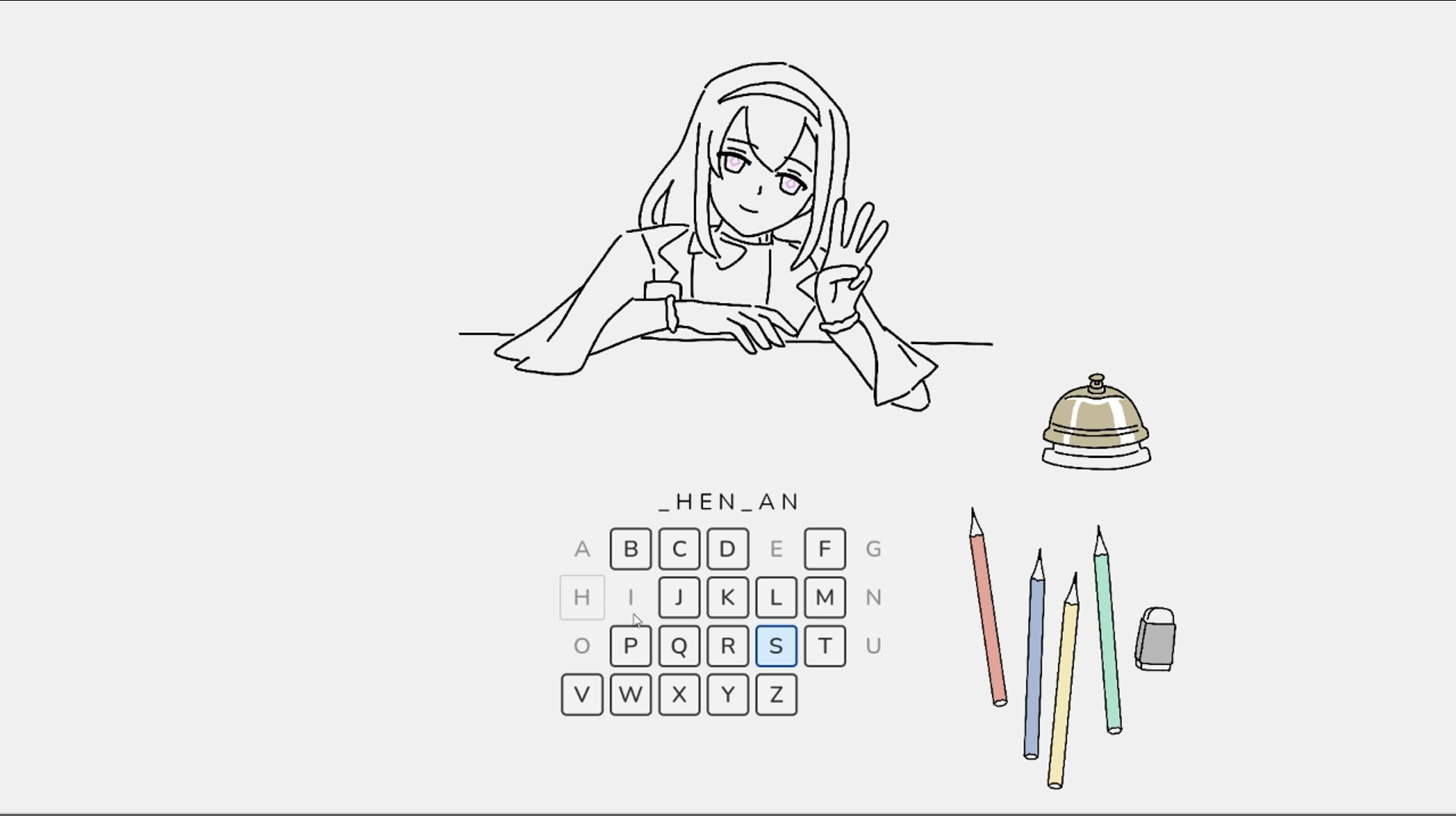 Screenshot 2 for Hangman with Priestess