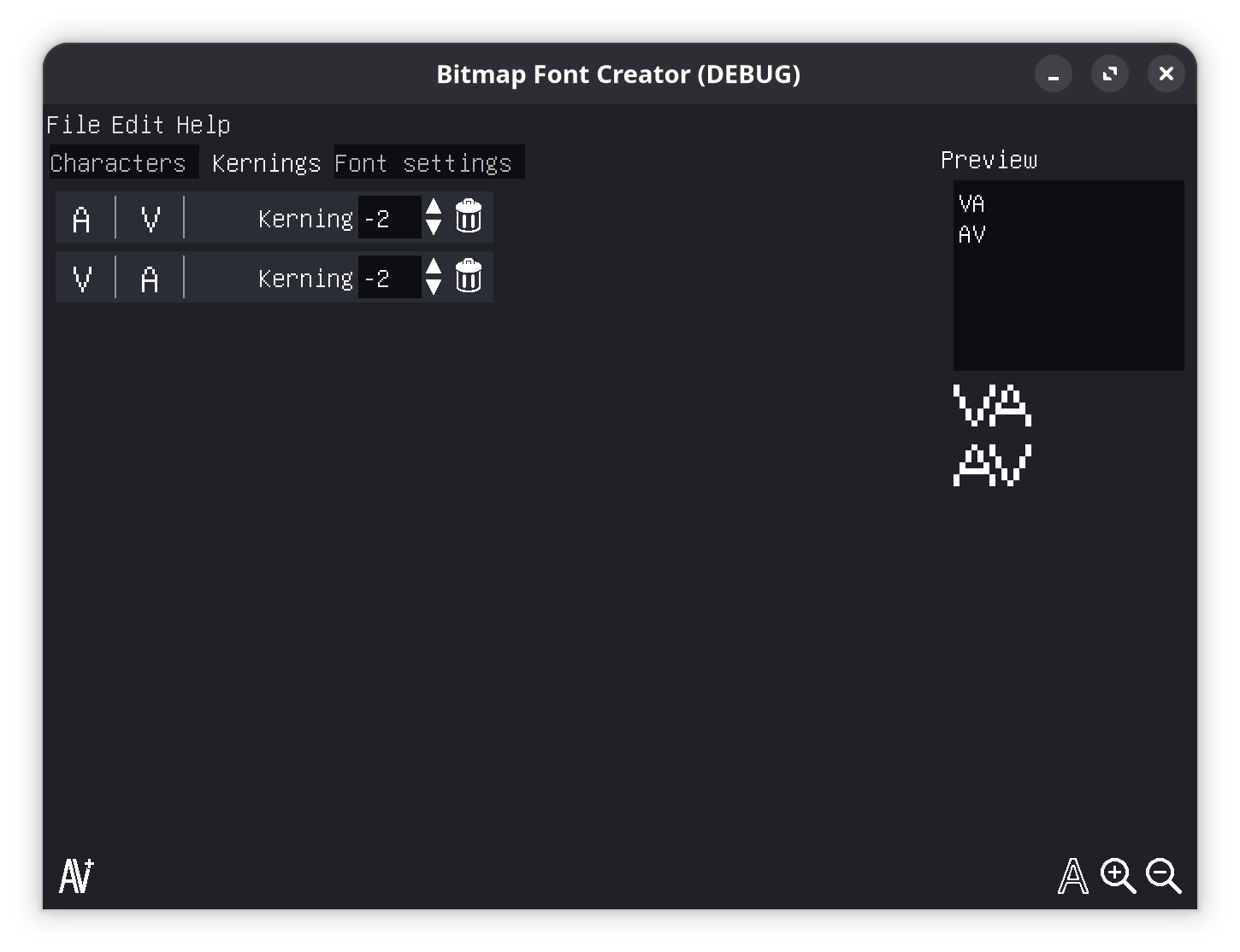 Screenshot 3 for Bitmap Font Creator