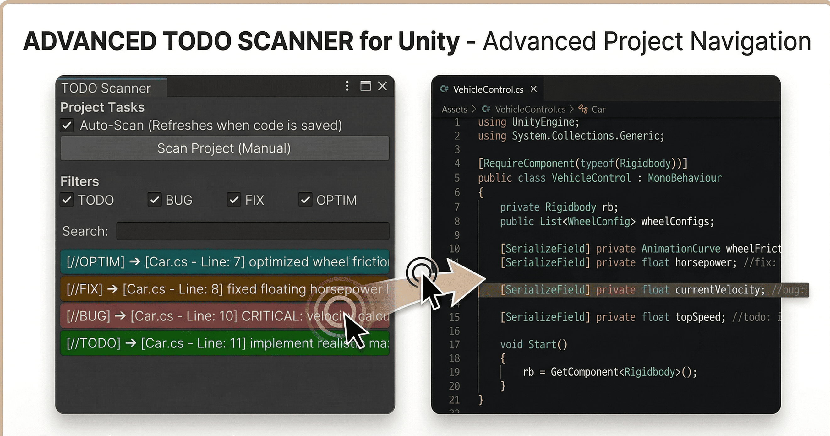 Scan Task. Let Advanced TODO Scanner & Task Manager by Abdullah