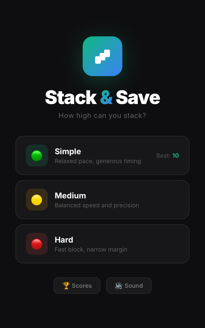 Stack & Save by Joshdevapp