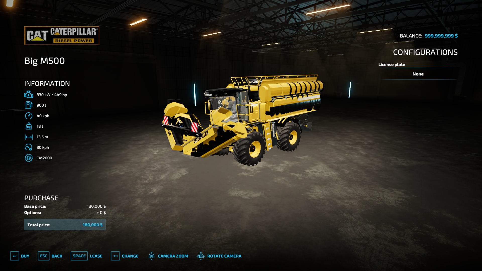 Screenshot 2 for FS25_Cat Mower Pack