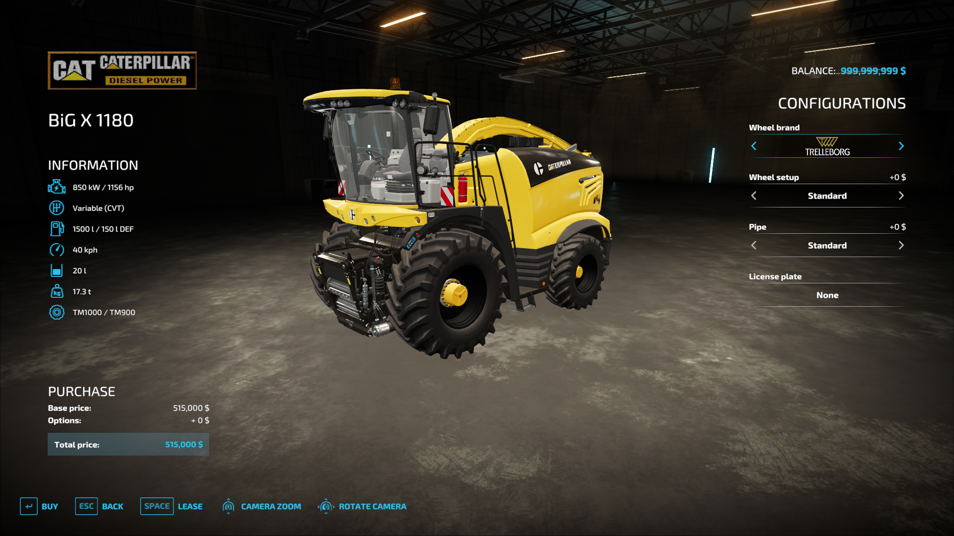 Screenshot 5 for FS25_Cat Mower Pack