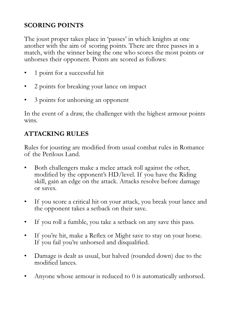 Screenshot 4 for The Joust (Romance of the Perilous Land)
