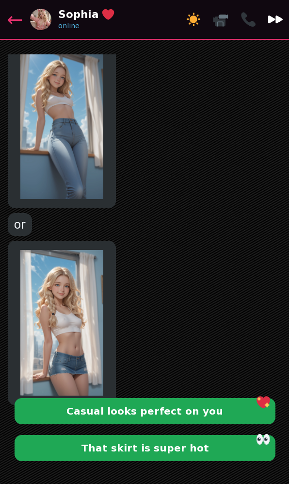 Screenshot 2 for My Girlfriend Sophia Story