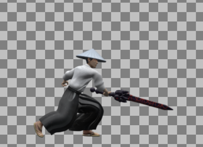 Simple Enemy Samurai 2D Realistic Pixel Art by GreatGamingLife