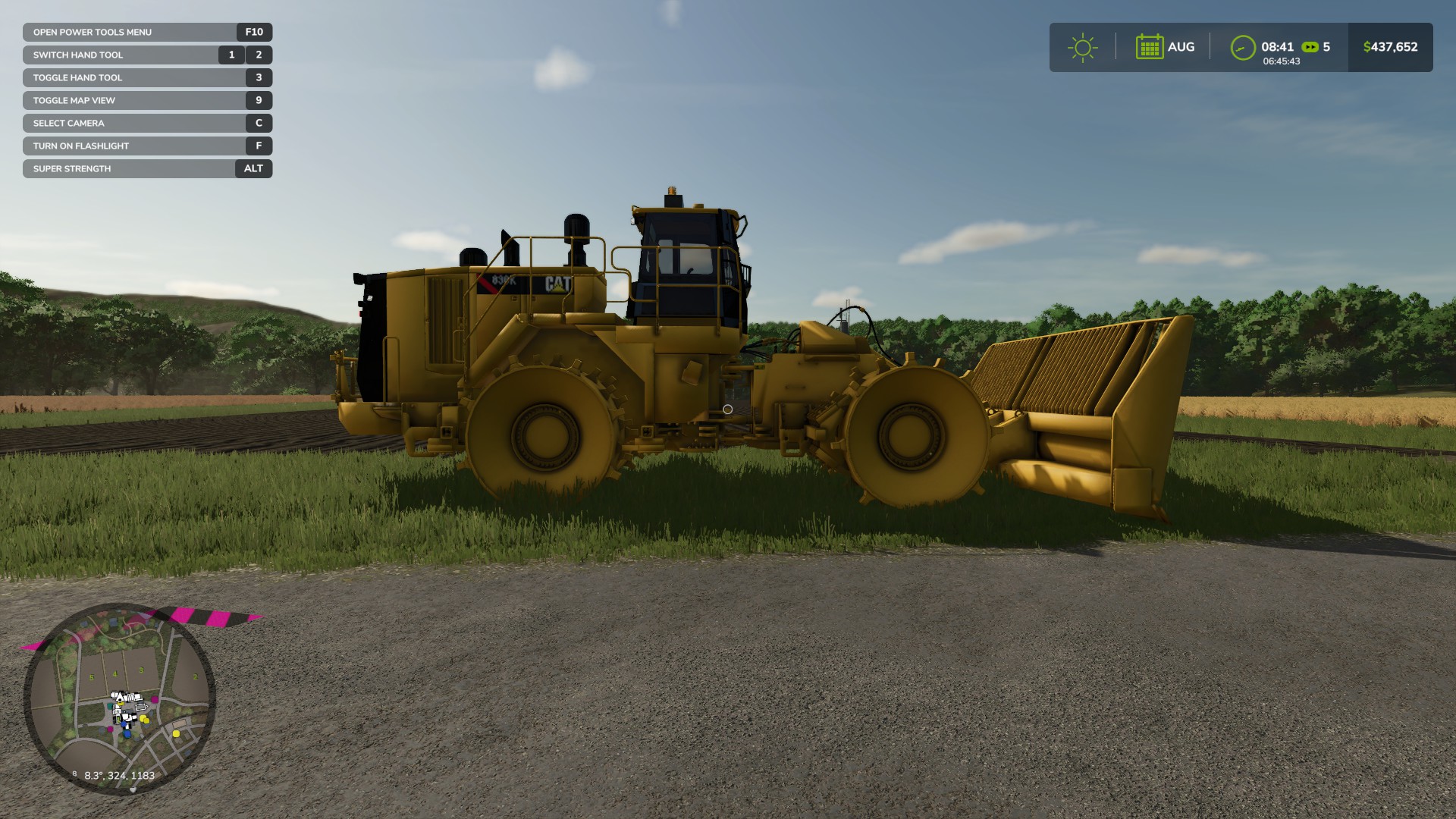 Screenshot 2 for FS25_Cat_836K