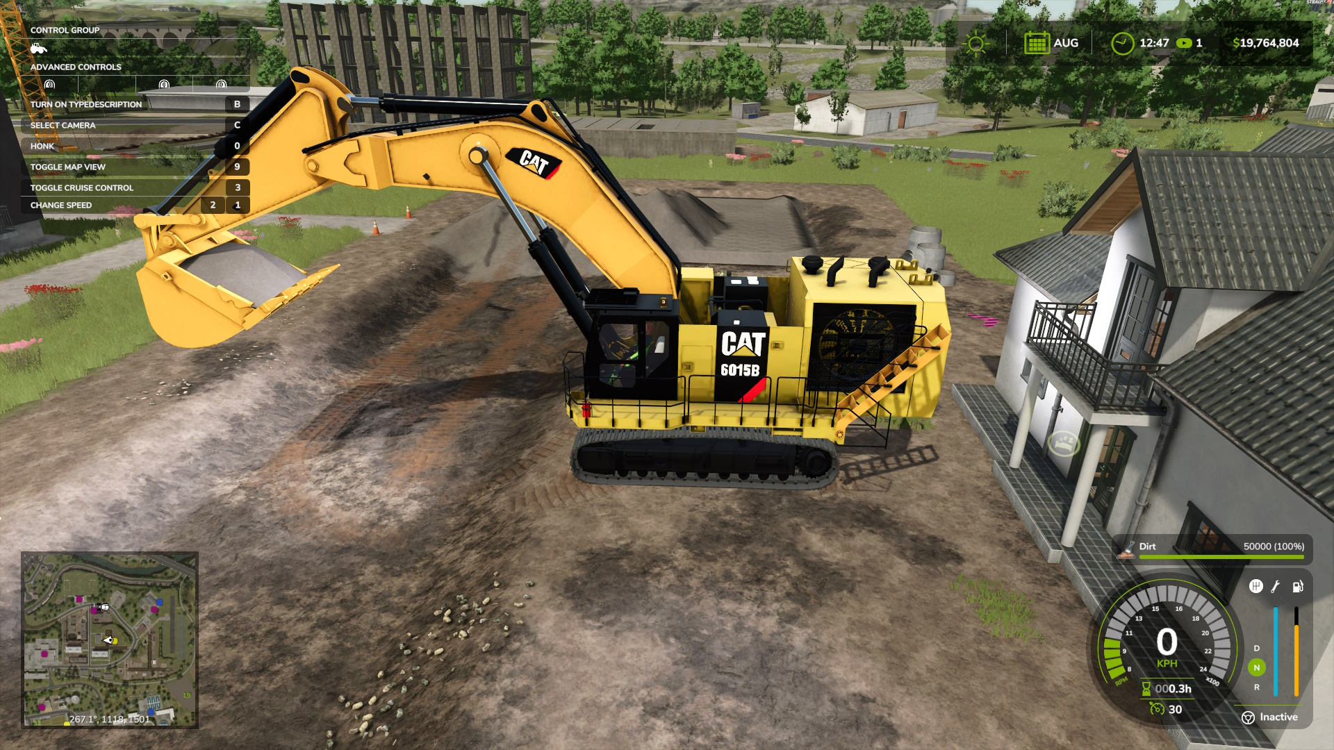 Screenshot 2 for FS25_Cat_6015B