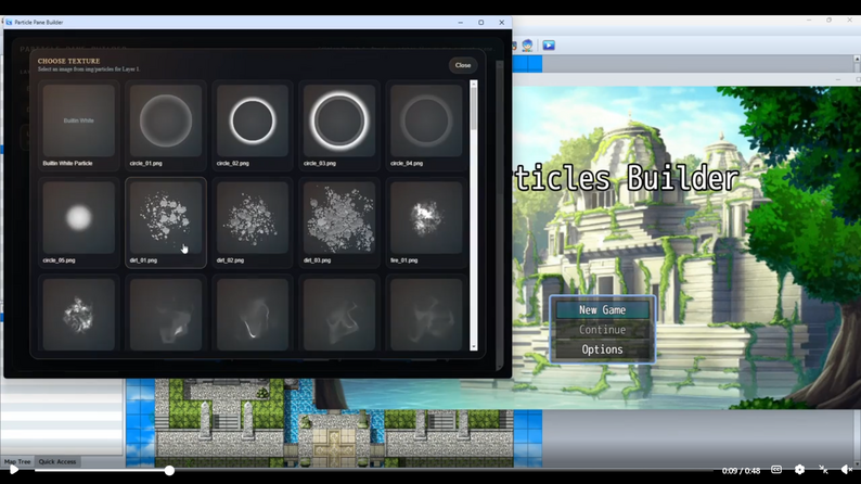 ARK456 ParticleBuilder Plugin RPG Maker MZ by SLYRAIN GAMES SRG