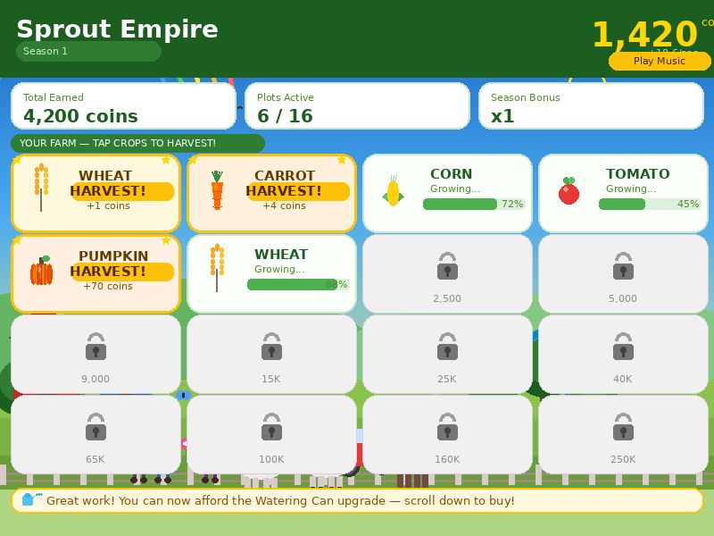 Screenshot 3 for Sprout Empire