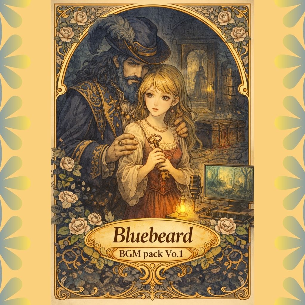 Bluebeard Dark Fantasy BGM Pack 🔑 Forbidden Rooms, Secrets & Silent ...