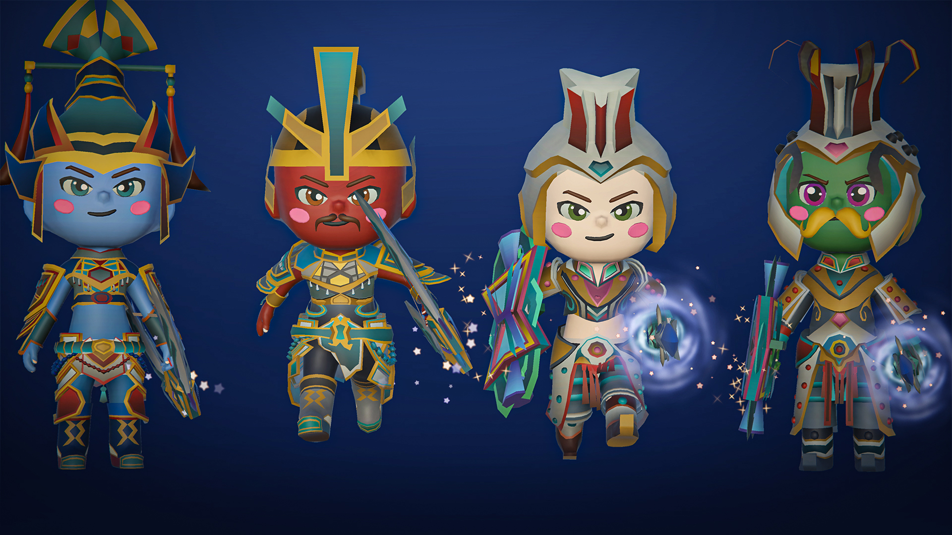 MMORPG - RPG: Cute Heroes Character Pack Bundle by serribaba