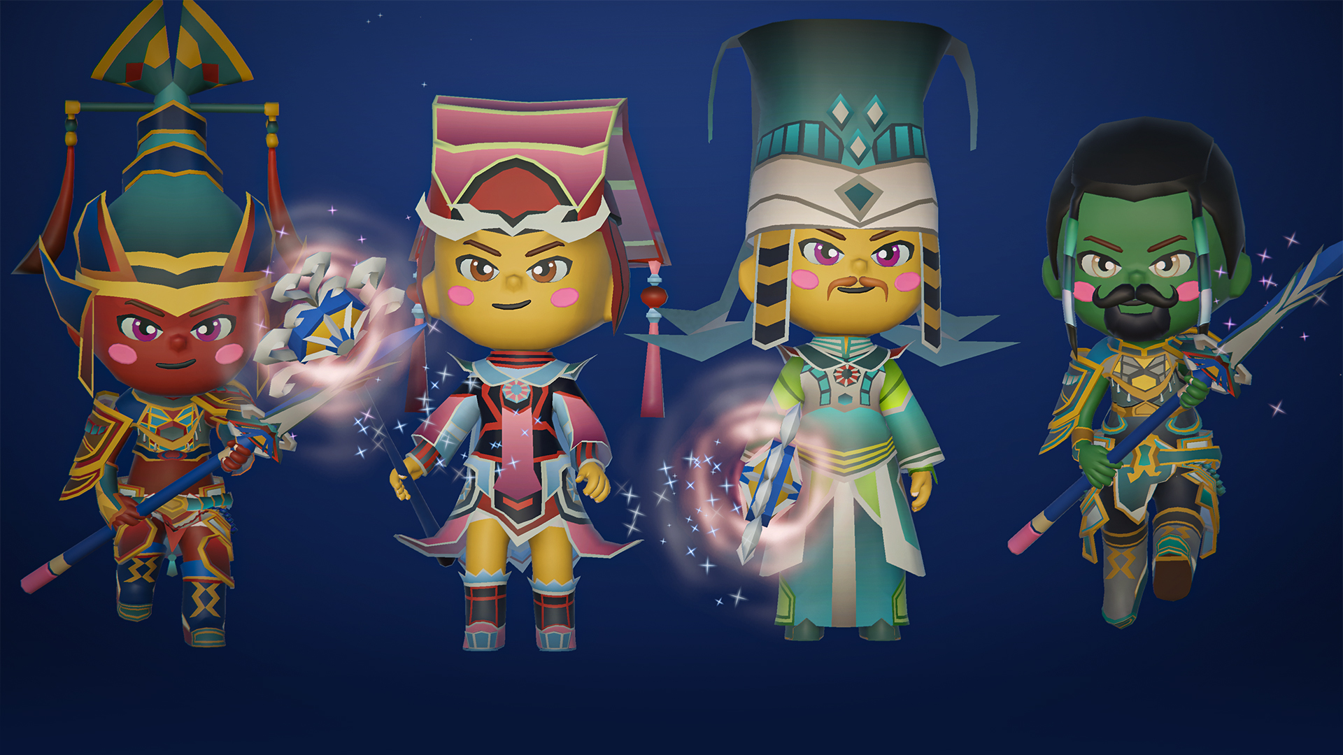 MMORPG - RPG: Cute Heroes Character Pack Bundle by serribaba