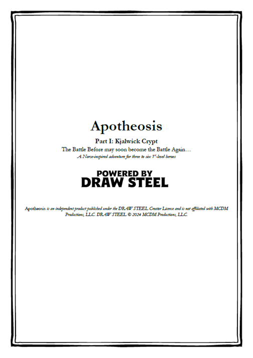 Screenshot 2 for Apotheosis - A Draw Steel Adventure