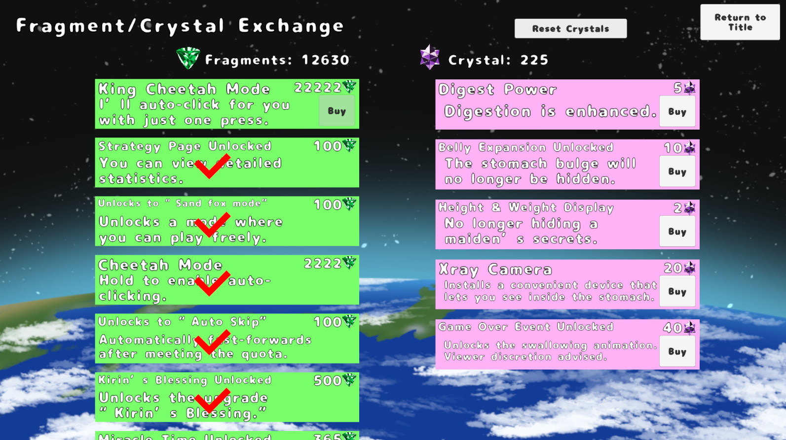 Screenshot 7 for Japaman Clicker V Glutton Edition[JA/EN]