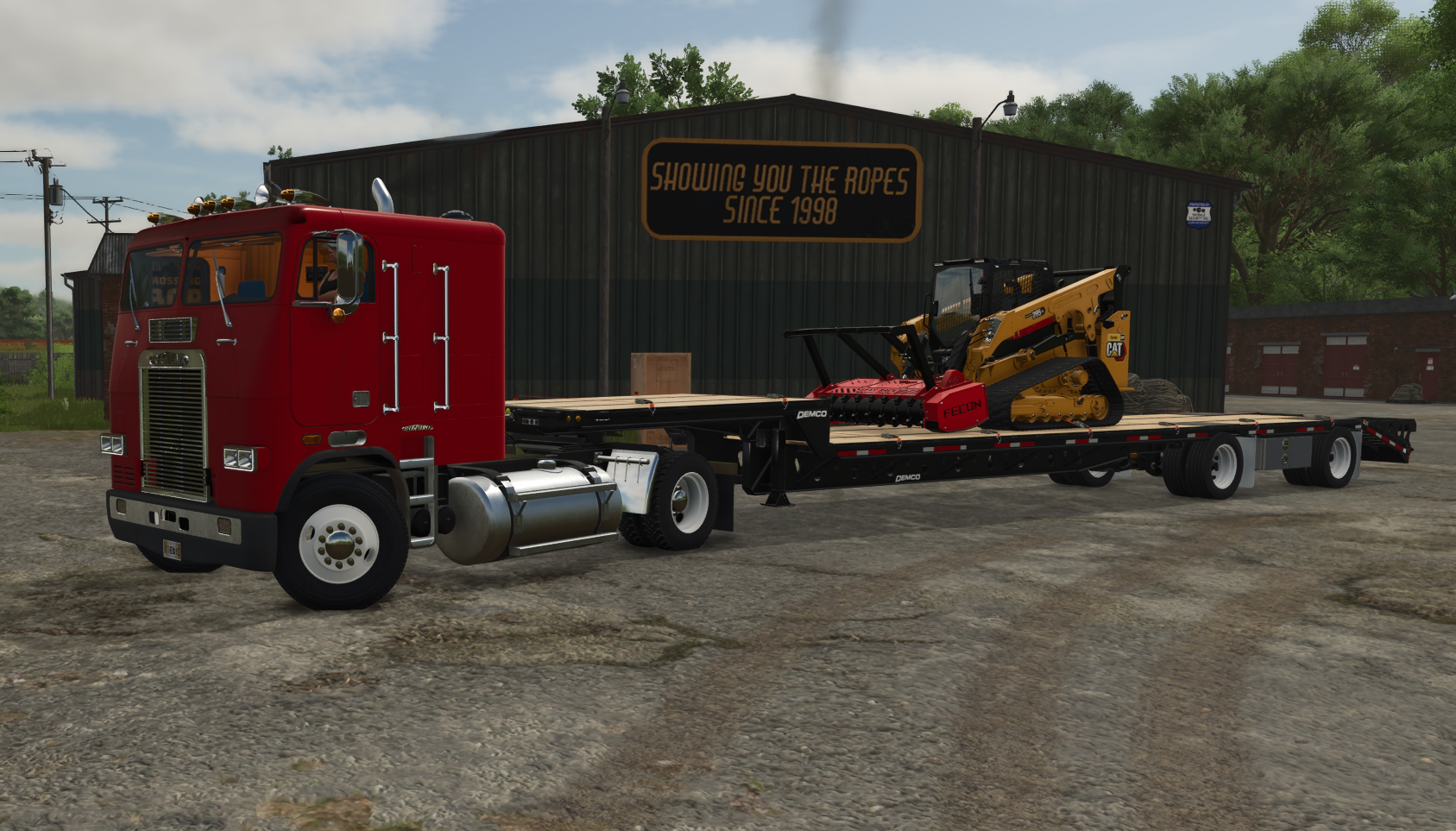 Screenshot 4 for Freightliner FLT Cabover for FS25