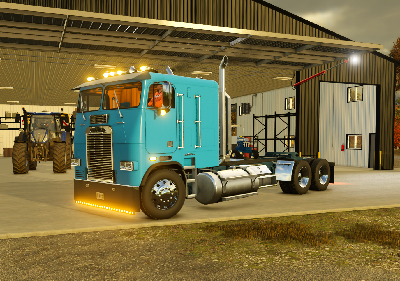 Screenshot 5 for Freightliner FLT Cabover for FS25