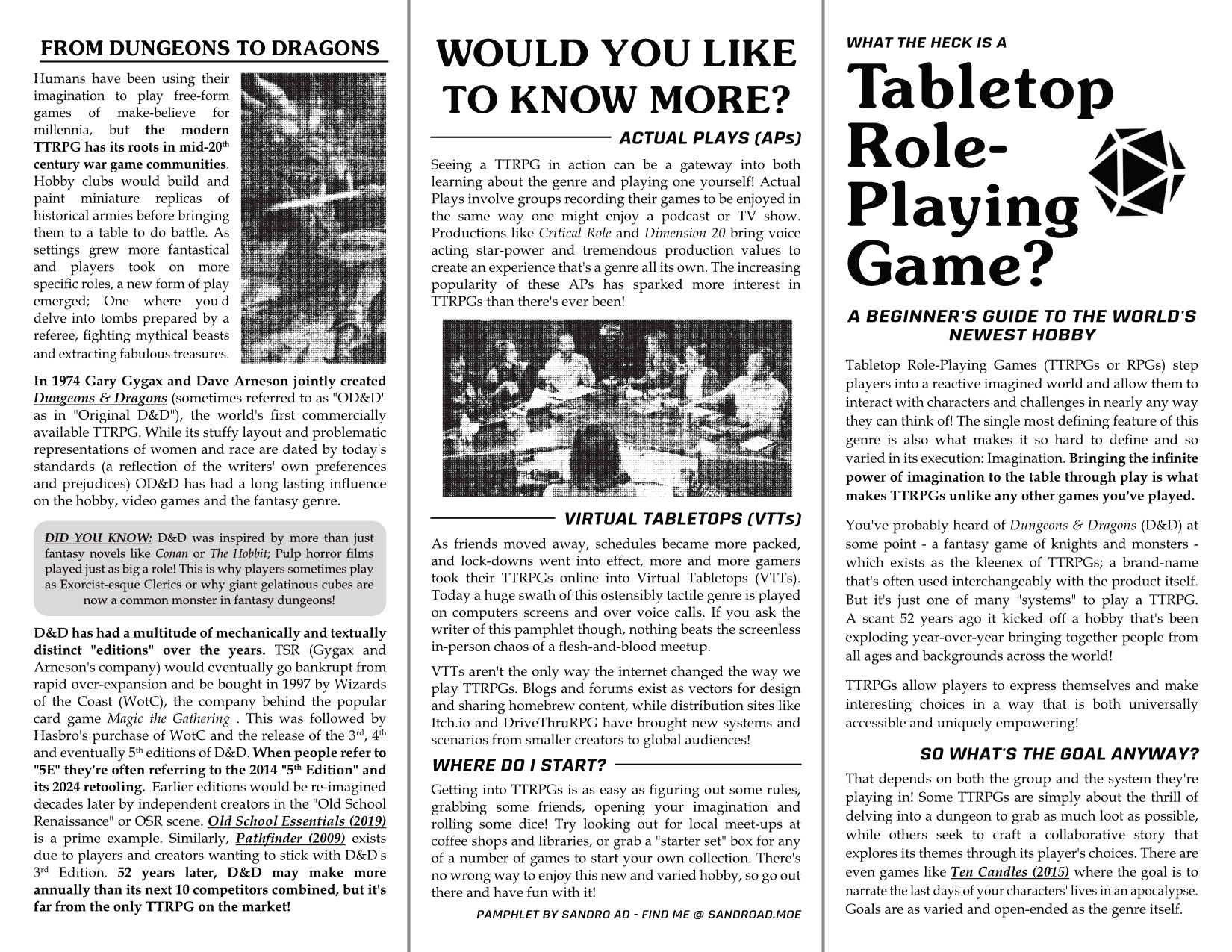 Screenshot 2 for What the Heck is a TTRPG?