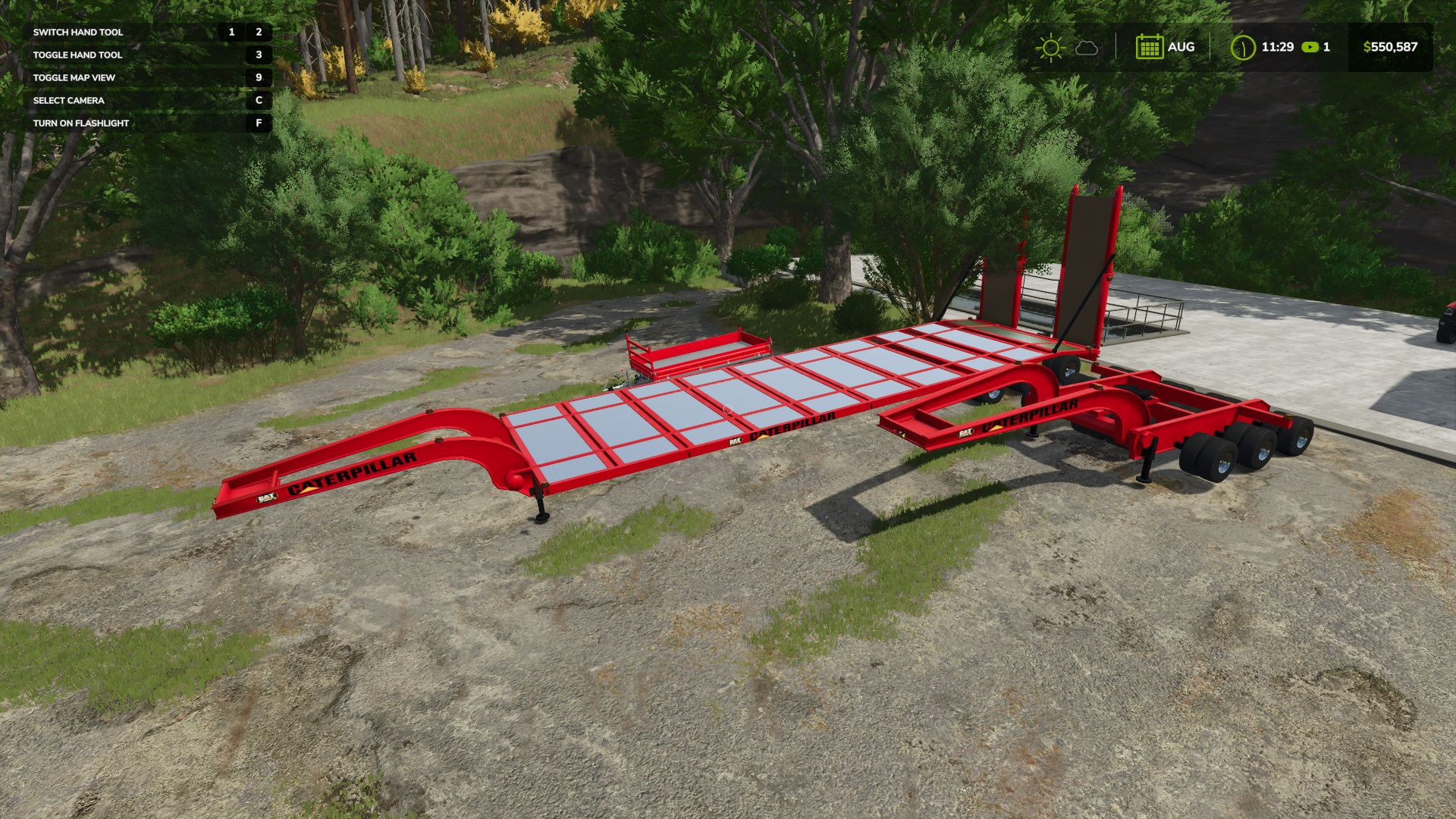Screenshot 2 for FS25_CatLowboy_Color
