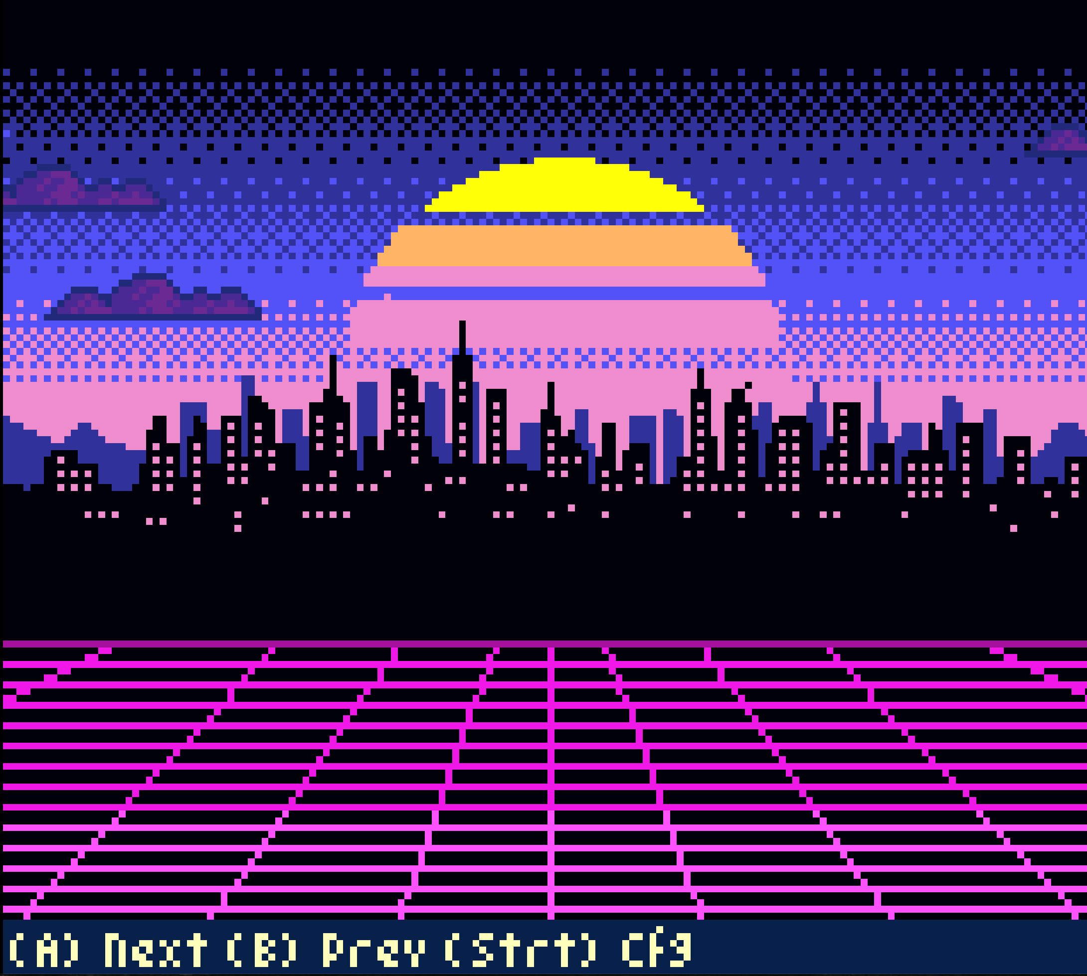 Screenshot 2 for Synthwave World Gameboy Beats