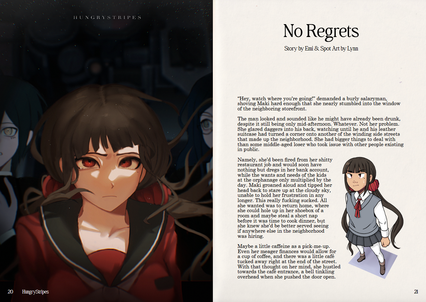 Screenshot 2 for Requiem: A Harukawa Maki Zine
