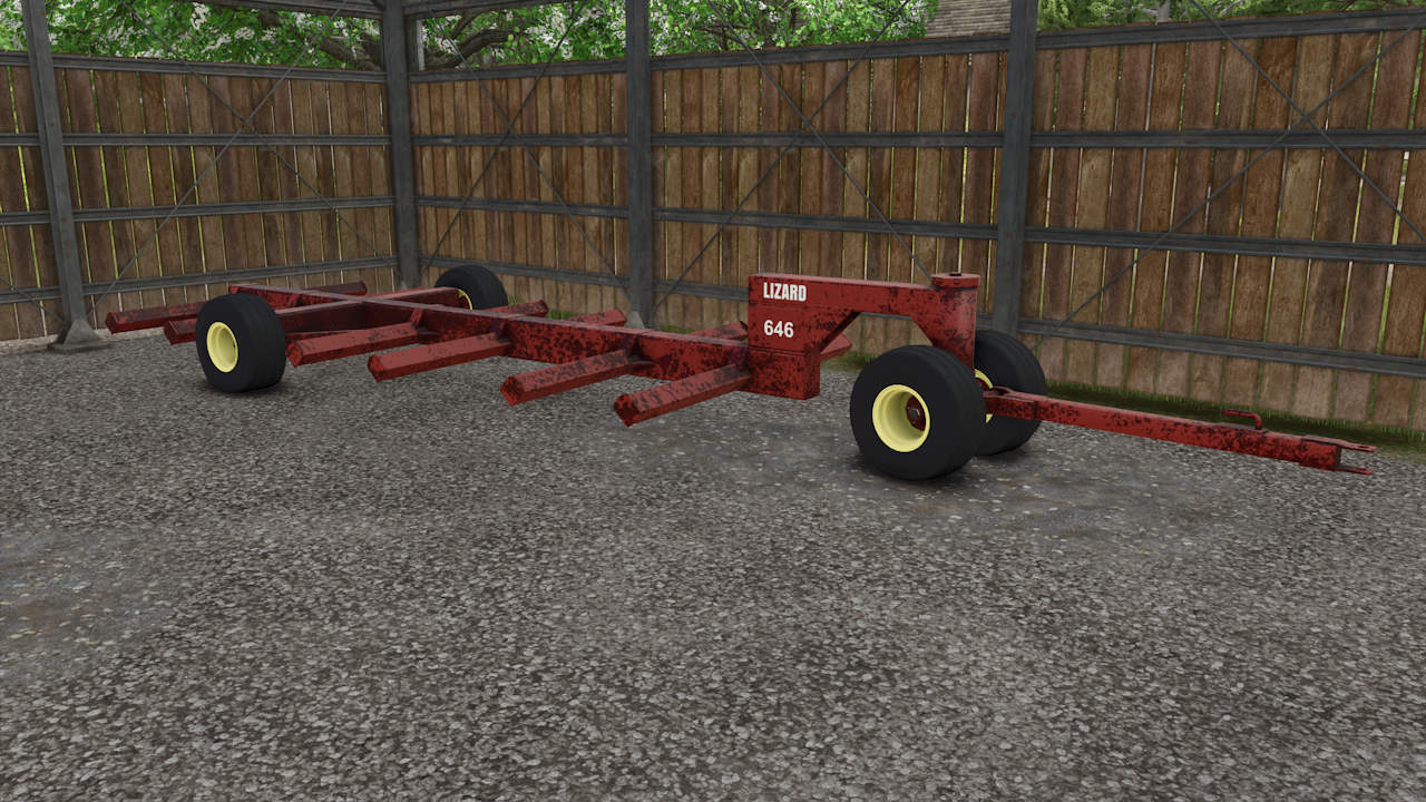 Screenshot 4 for Lizard 646 Bale Trailer (FS 25)