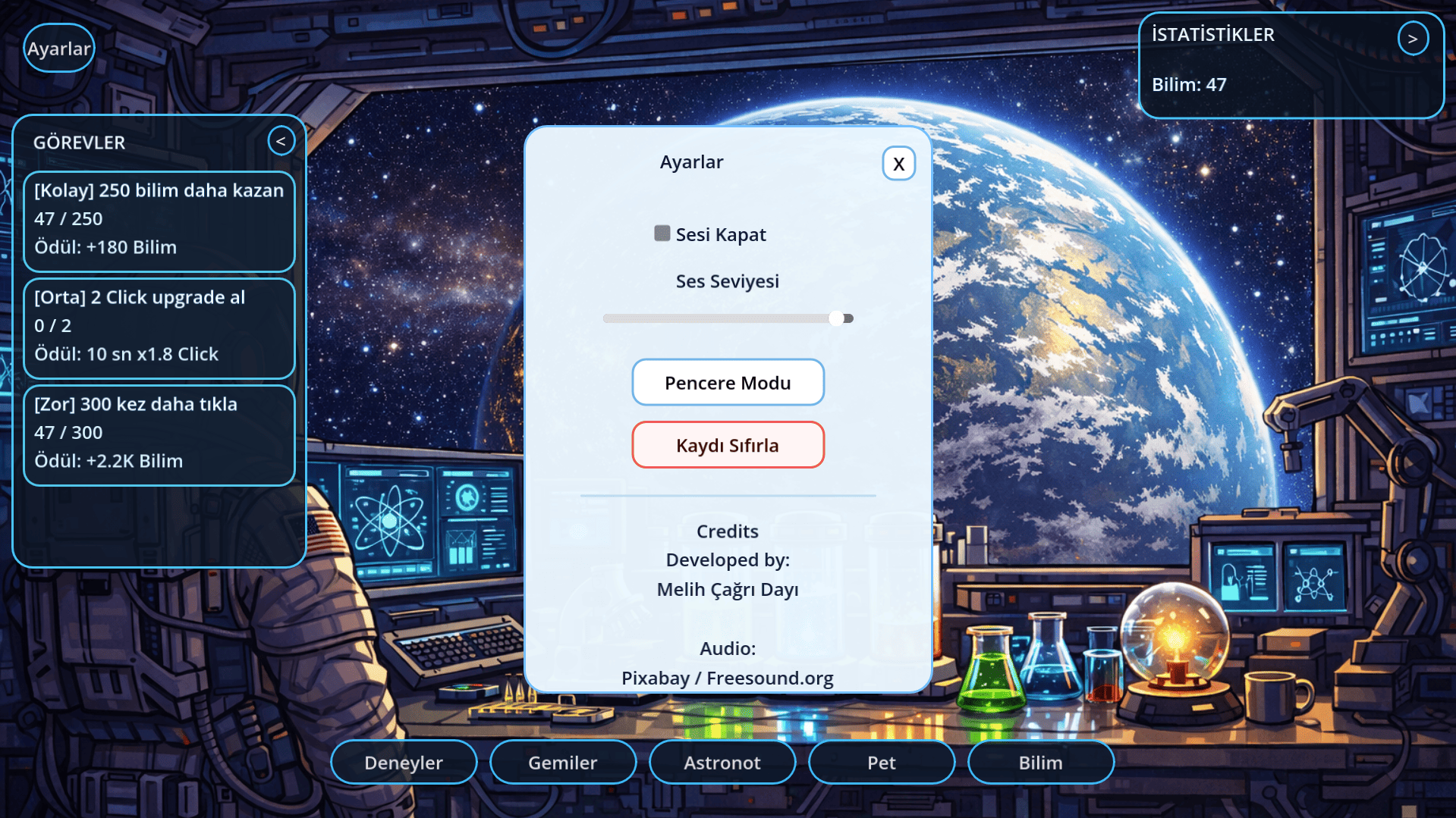 Science Clicker Space Scientist (Idle Clicker) by melihcagridayi