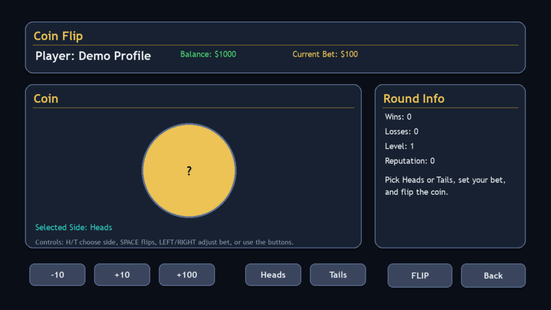 Screenshot 4 for Neon Ledger (casino sim)