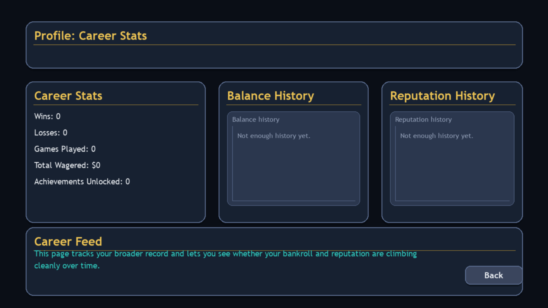 Screenshot 10 for Neon Ledger (casino sim)
