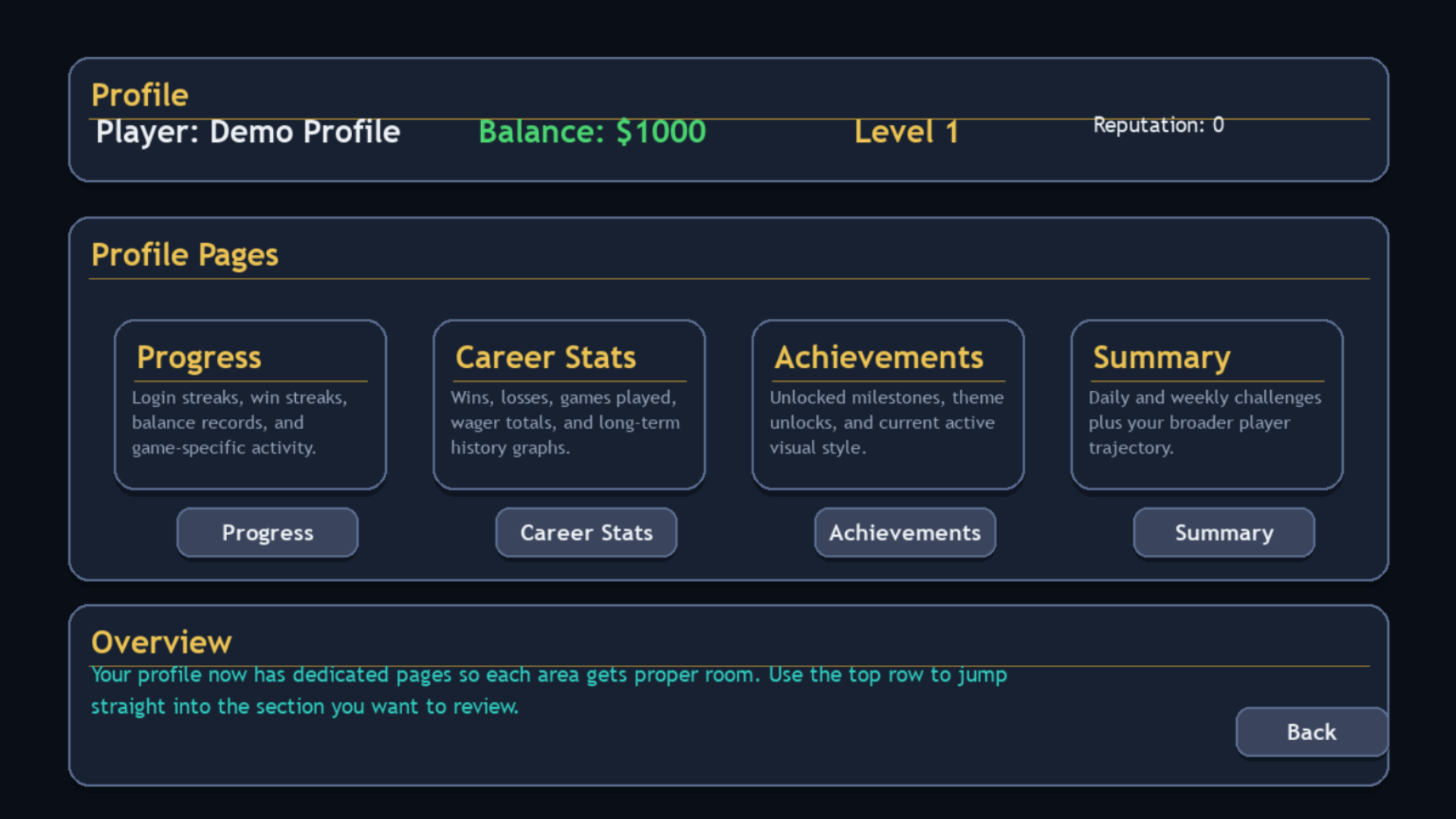 Screenshot 12 for Neon Ledger (casino sim)