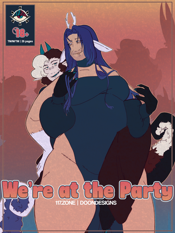 Comic called We're at the Party