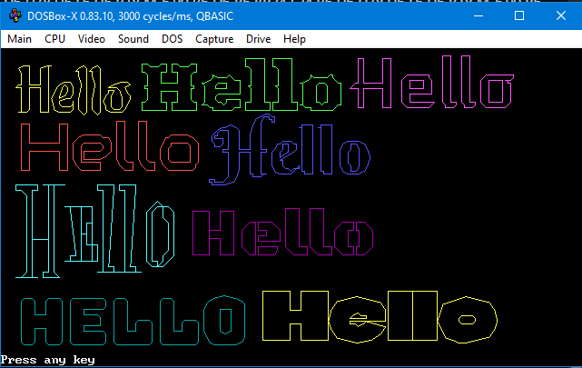 Screenshot 6 for VecDraw v2.7 — Vector Drawing Editor for Retro Programming