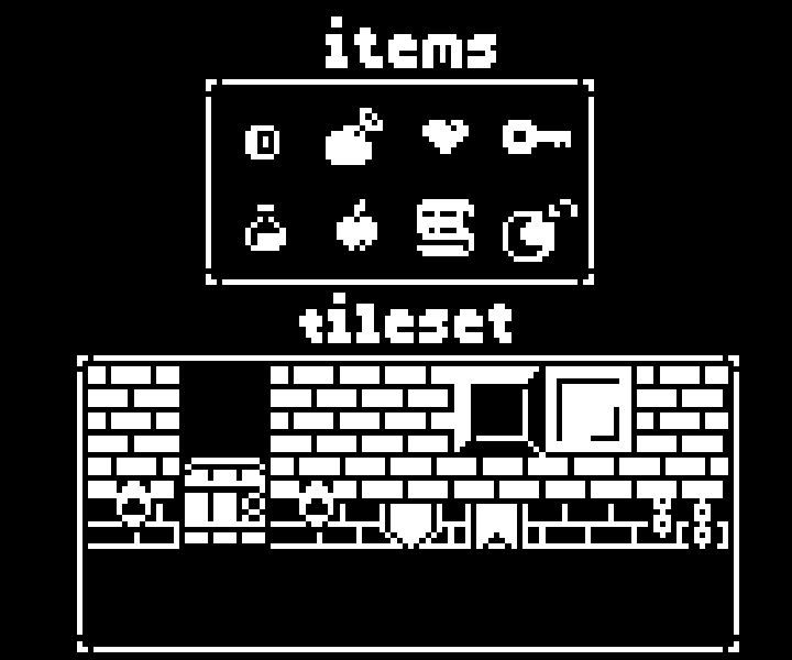 One Bit Assets MICRO ROGUES: DUNGEON (1-BIT ASSET PACK) by Nagasakeyyy