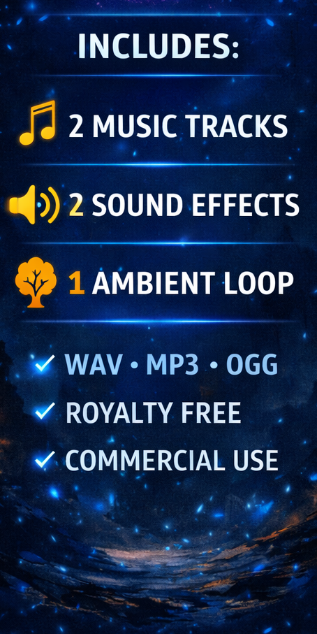 FREE Game Audio Starter Pack – Music & SFX for Games by PixelLoops Studio