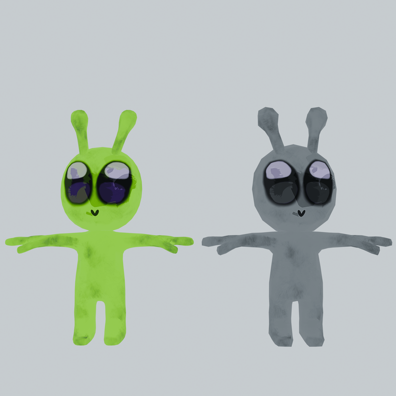 Stylized Alien – Low Poly Character (Animated) by DuendeDS