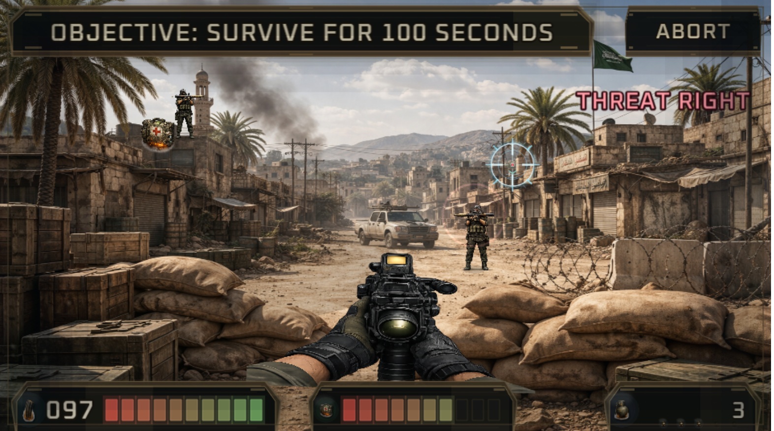 Screenshot 3 for Operation Lion’s Roar: You Won’t Last 60 Seconds