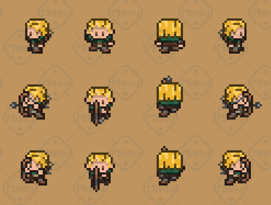Update – Improved Attack Animations and Refined Spritesheets - Fantasy ...