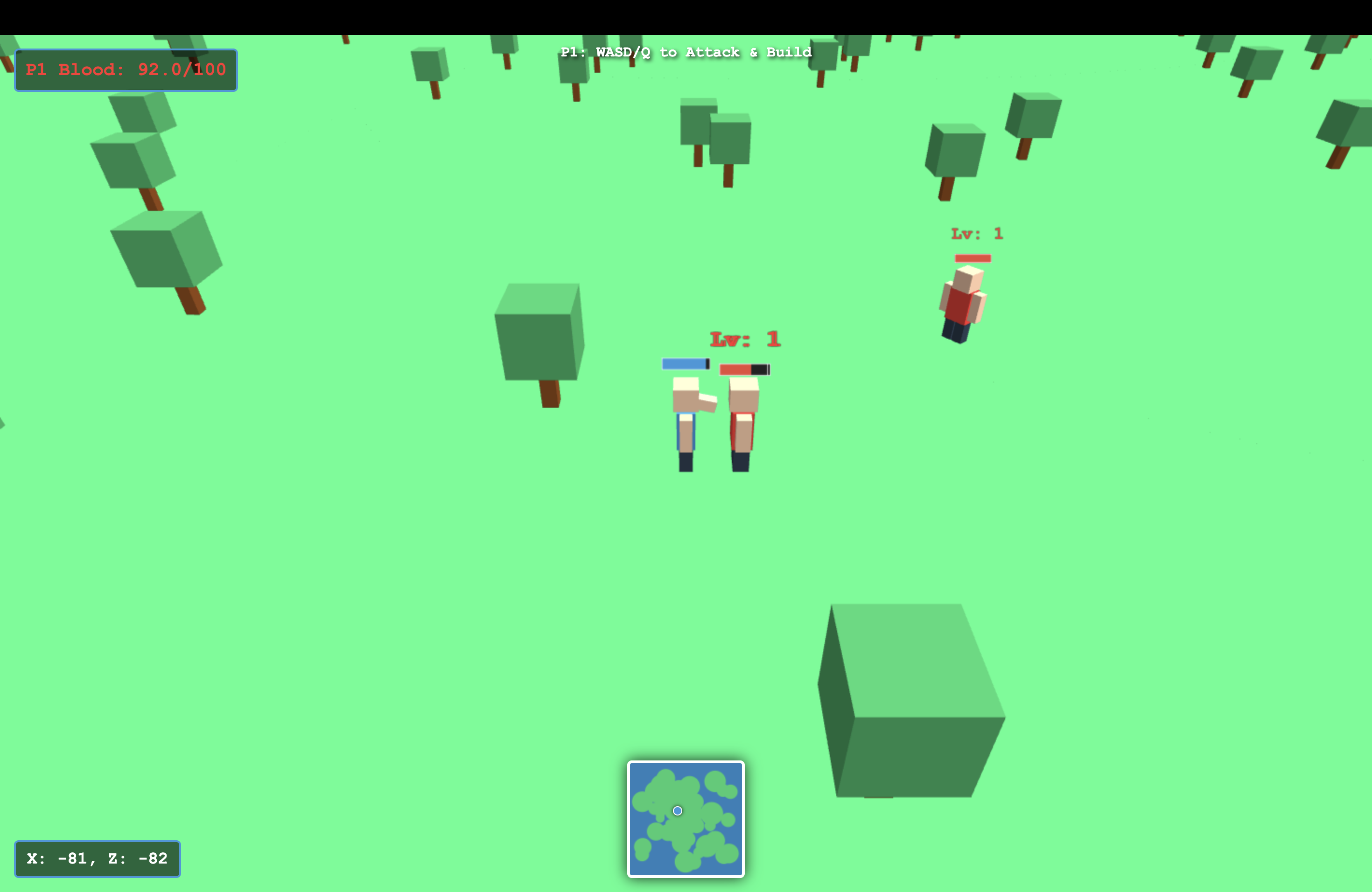 Screenshot 3 for 3D Voxel World - Base Defence