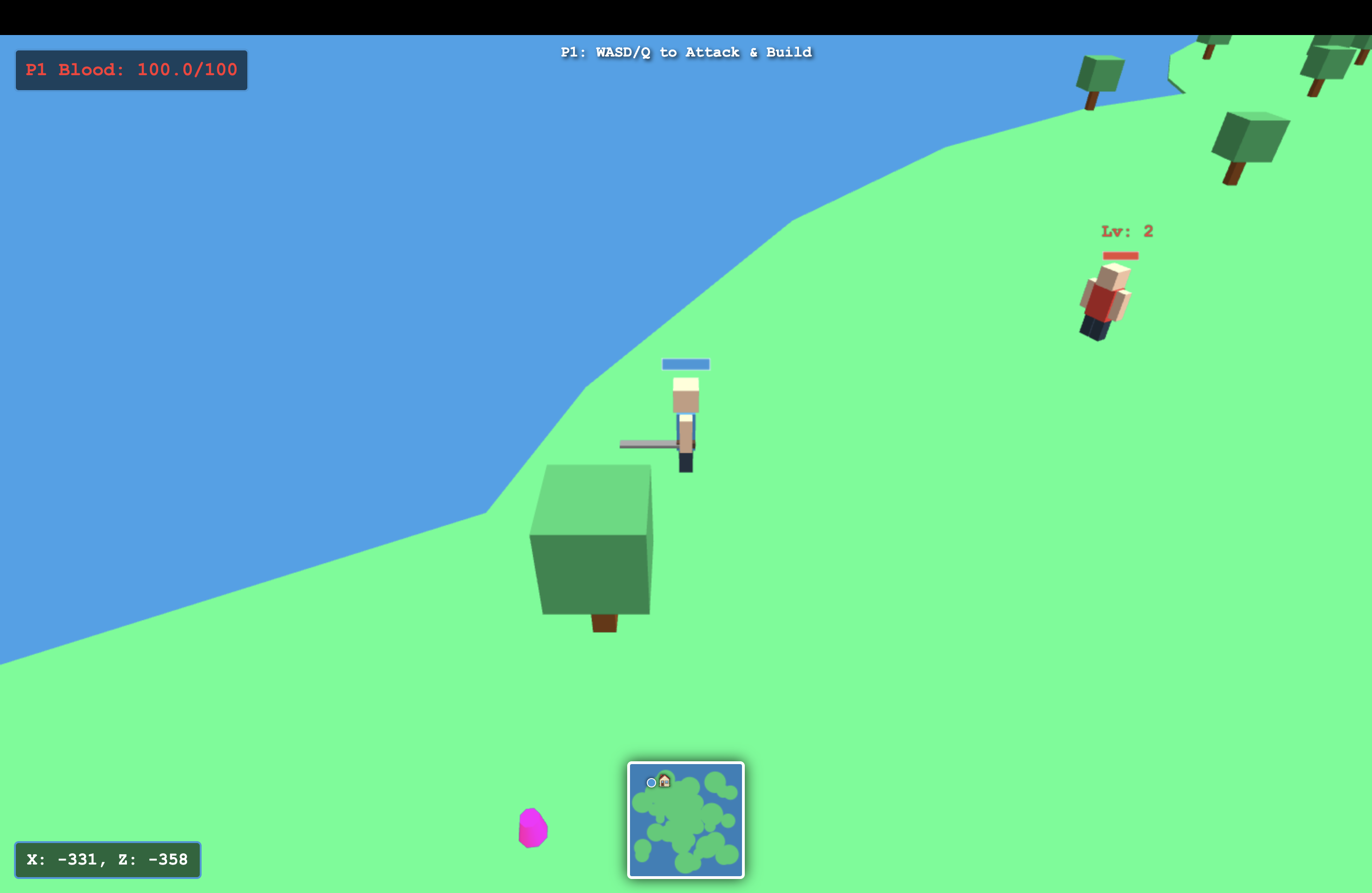 Screenshot 6 for 3D Voxel World - Base Defence