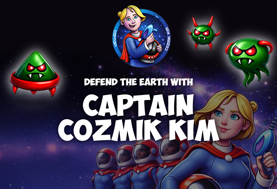Captain Cozmik Kim alpha version! by Anton Hillebrand