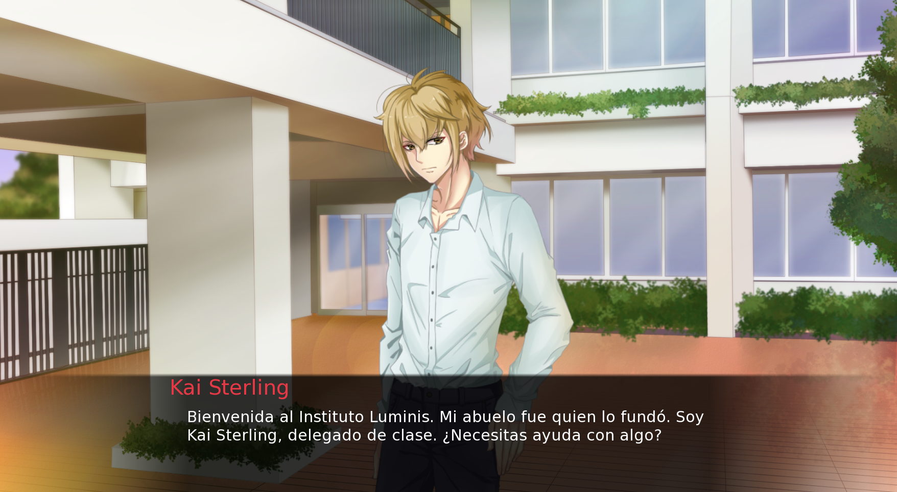 Screenshot 3 for El misterio de Luminis - Novela Visual Otome