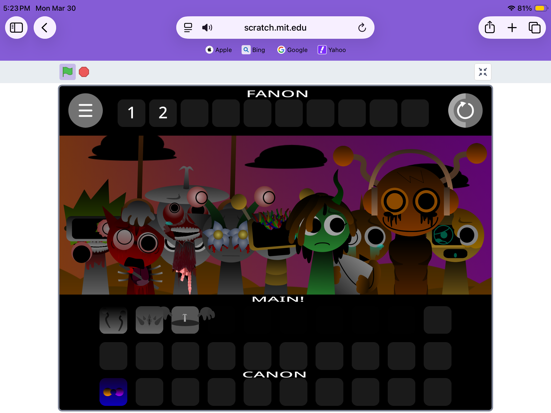 Screenshot 3 for Sprunki Shifted: 3TH4N’s Take