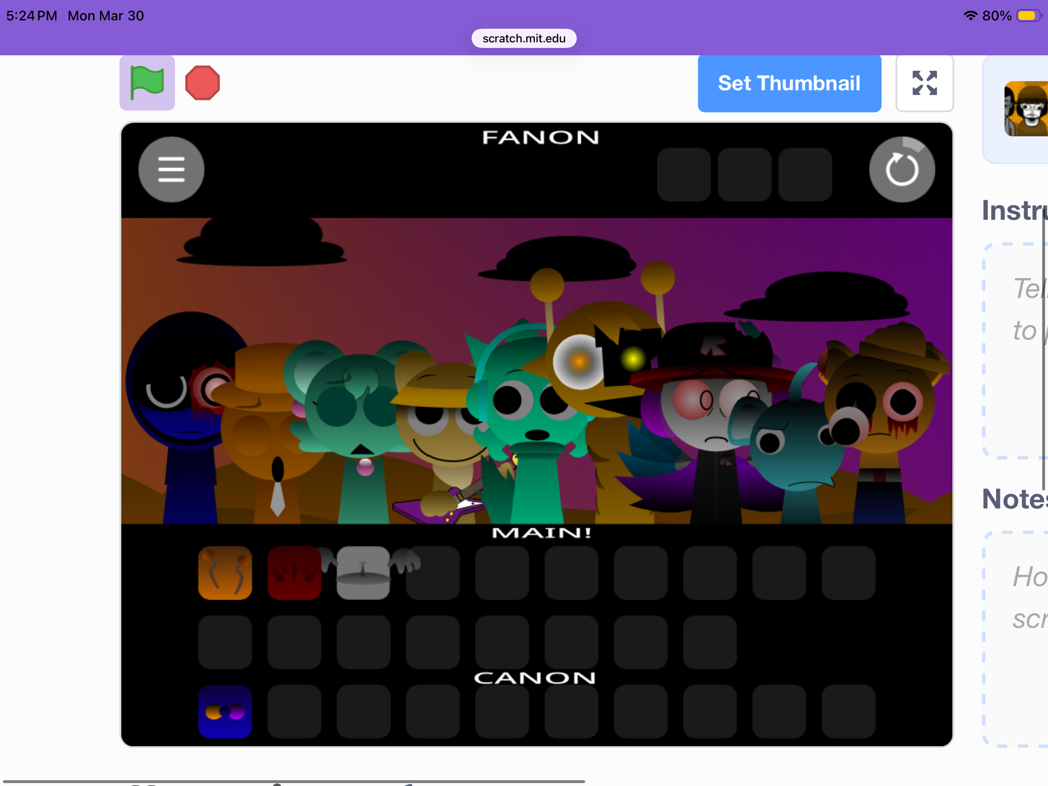 Screenshot 5 for Sprunki Shifted: 3TH4N’s Take