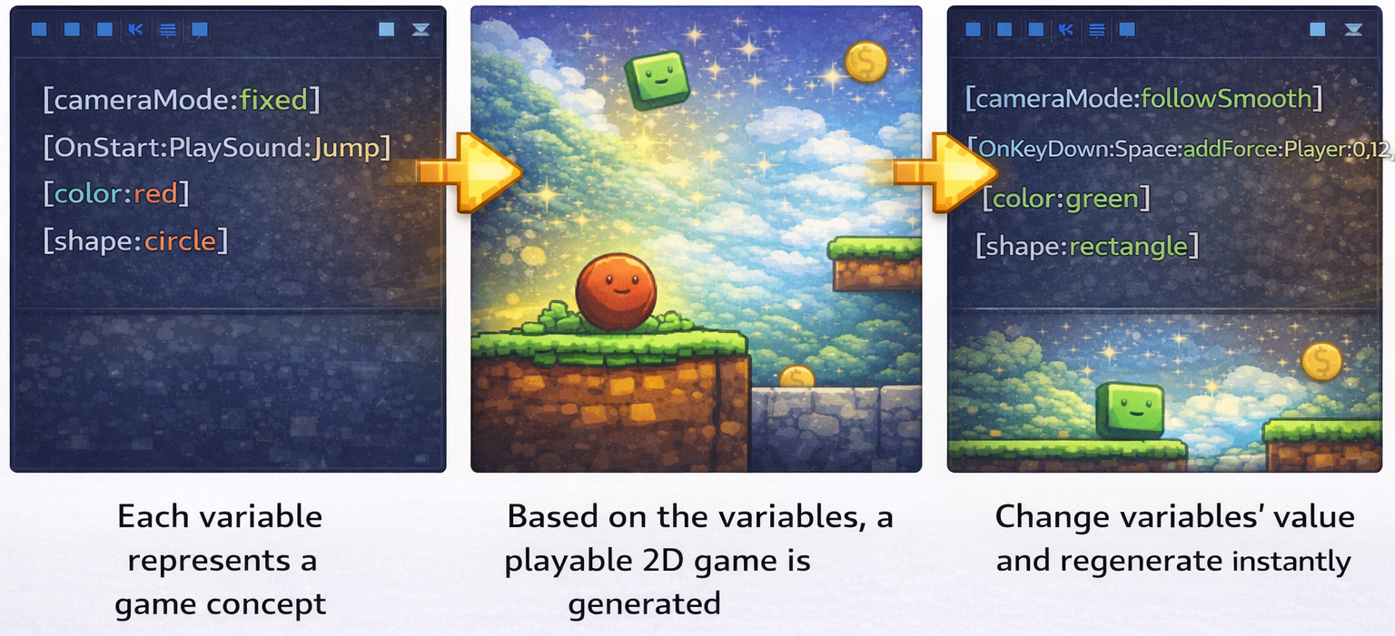 Alpha 2 manual page showing object blocks and structure