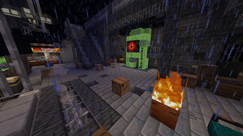Minecraft cyberpunk map : Anachronox - Hopelight City by Upsilo Deephaser