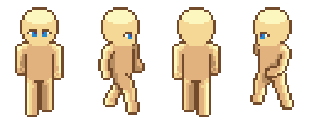 Character Sprite Template [32x48] by sayaka04